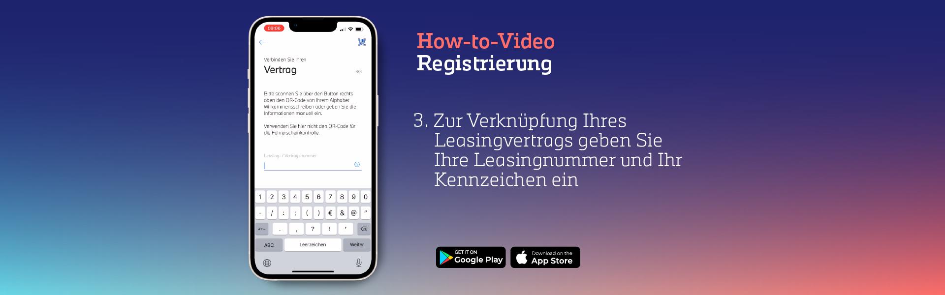 Alphabet App How-to-Video Registrierung