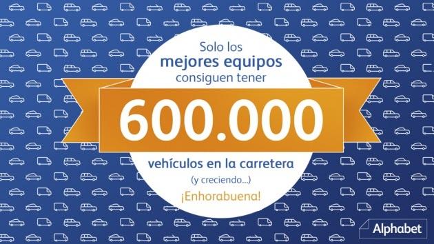 600000 vehículos
