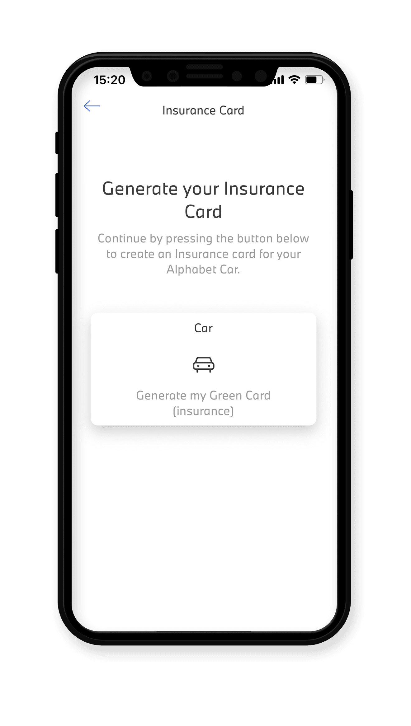 alphabet app verzekeringskaart