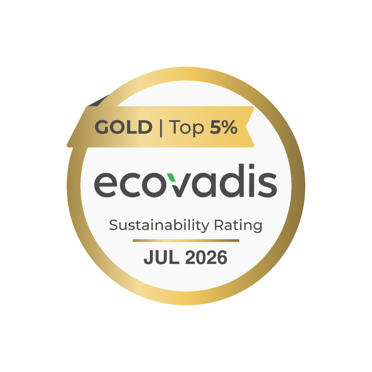 ecovadis gold badge for Alphabet Group