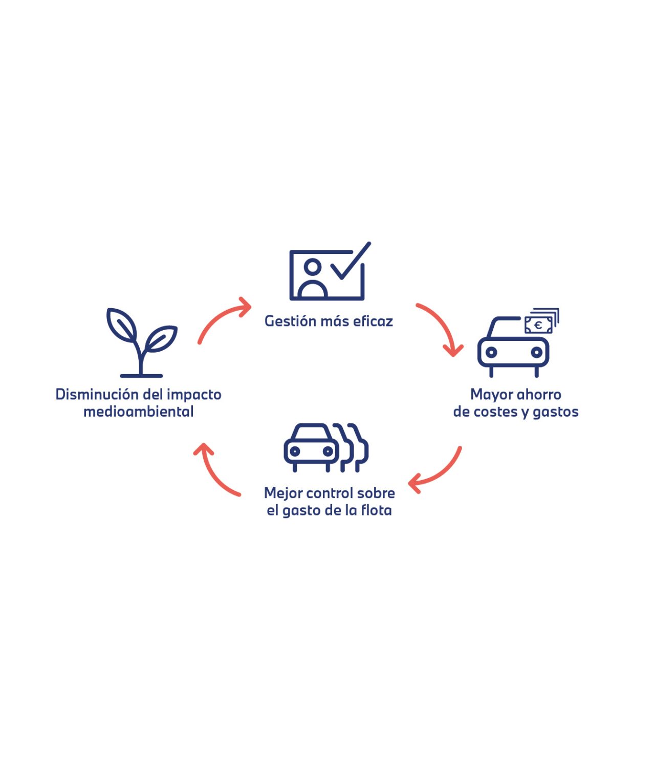 ilustraciones de un mapa sobre la movilidad sostenible