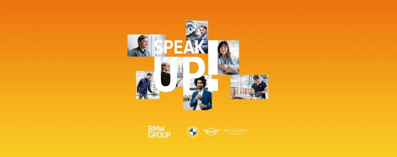 Collage de diferentes personas y fondo naranja