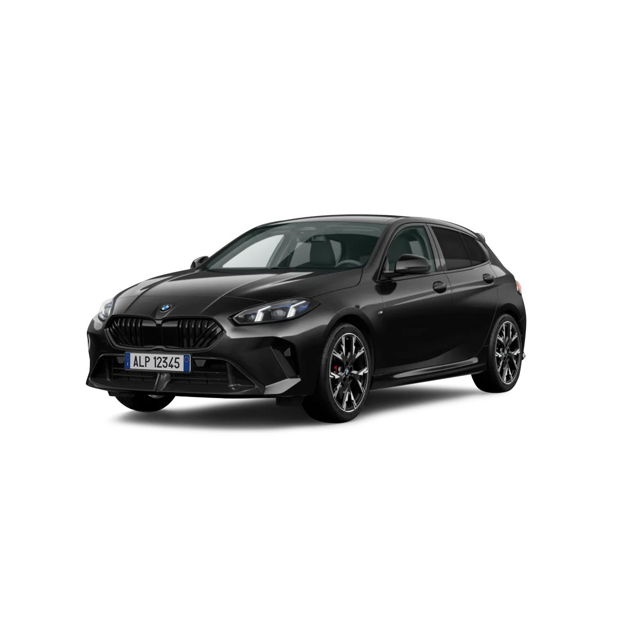 BMW Serie 1 con noleggio Alphabet. Compatta premium vista tre quarti, con design sportivo e tecnologie avanzate per la mobilità aziendale.