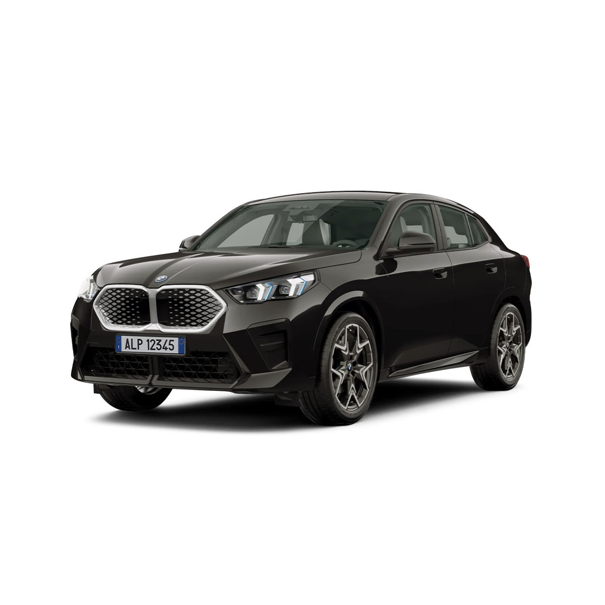 BMW iX2 xDrive30 MSport disponibile con offerta di noleggio a lungo termine. SUV coupé elettrico dal design sportivo, trazione integrale, prestazioni elevate e soluzione ideale per la mobilità aziendale sostenibile.