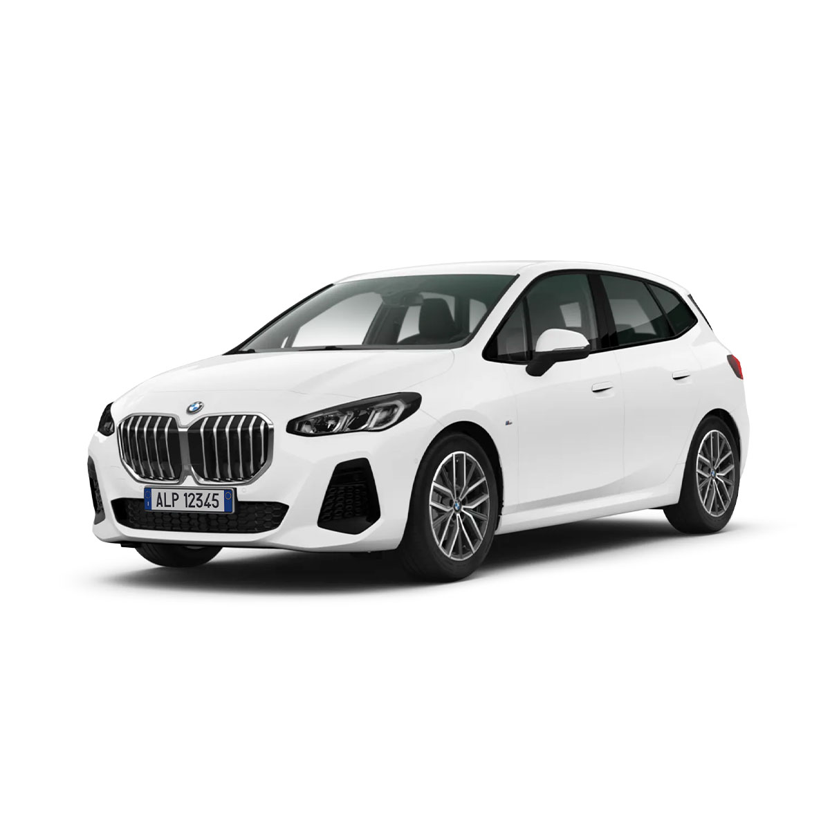 BMW Serie 2 Active Tourer xDrive 225e M Sport 245CV. Monovolume plug-in hybrid con trazione integrale, ideale per il noleggio a lungo termine aziendale e familiare.