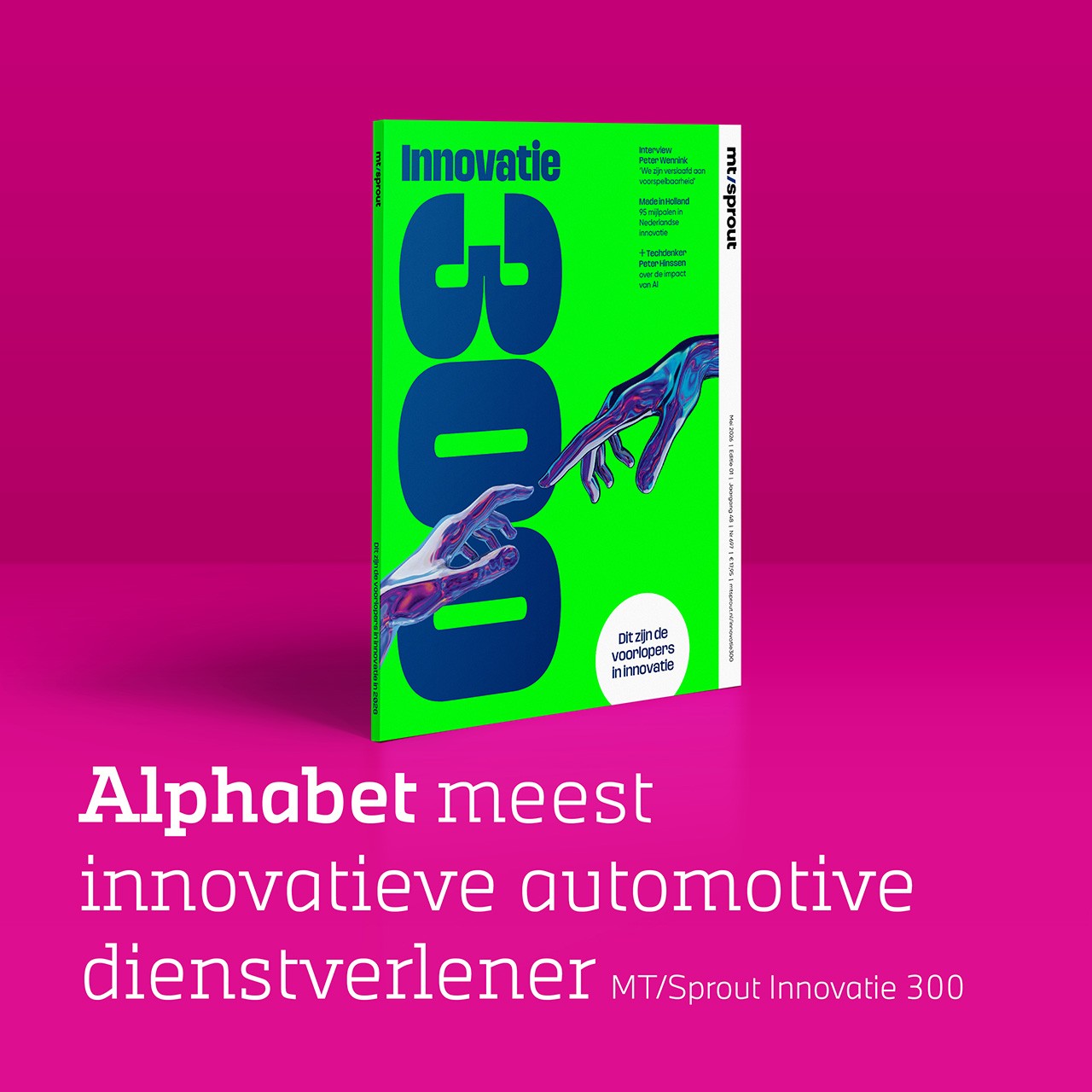 Alphabet meest innovatieve automotive dienstverlener.