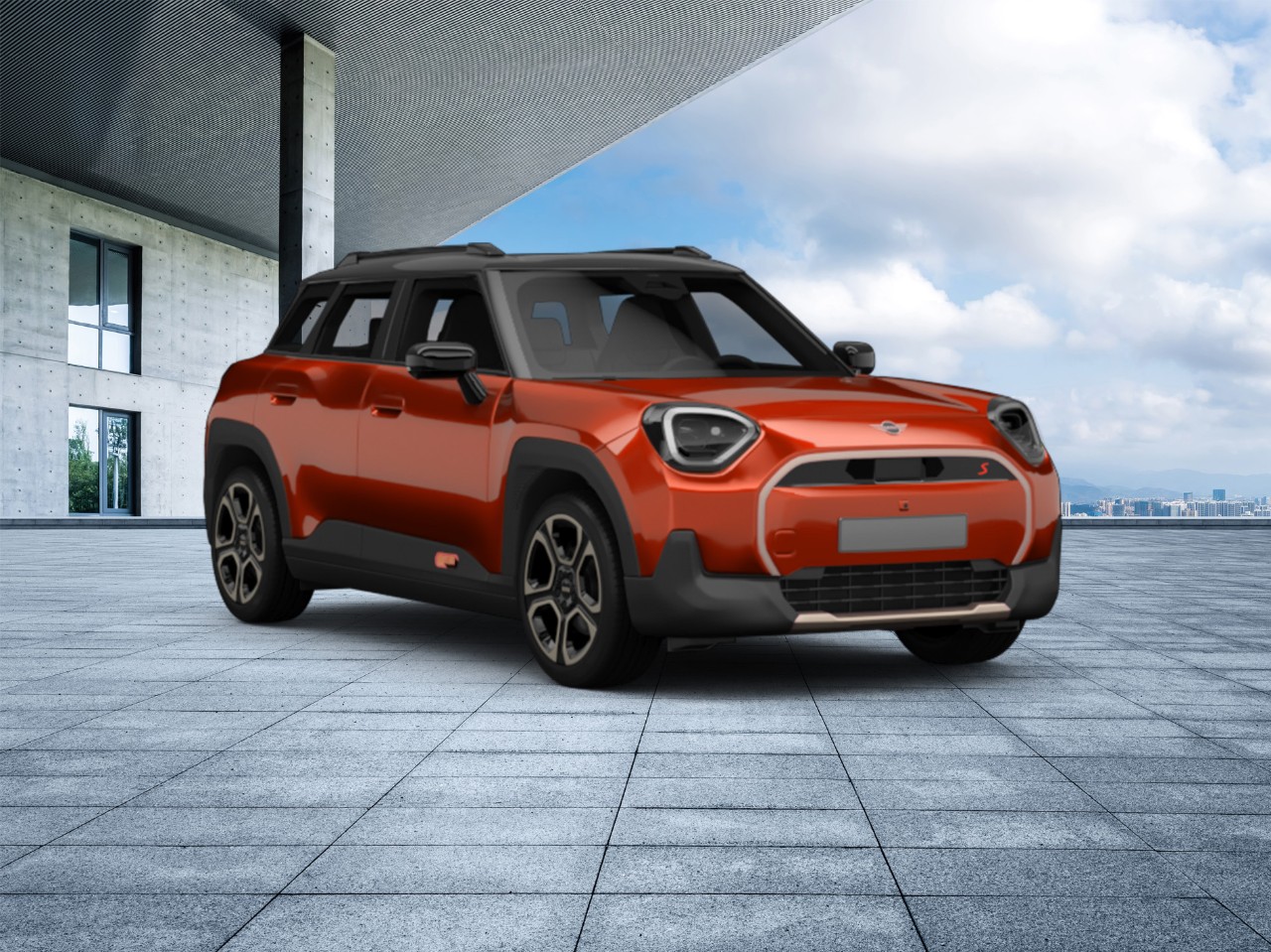 Rebel Red MINI Aceman Electric