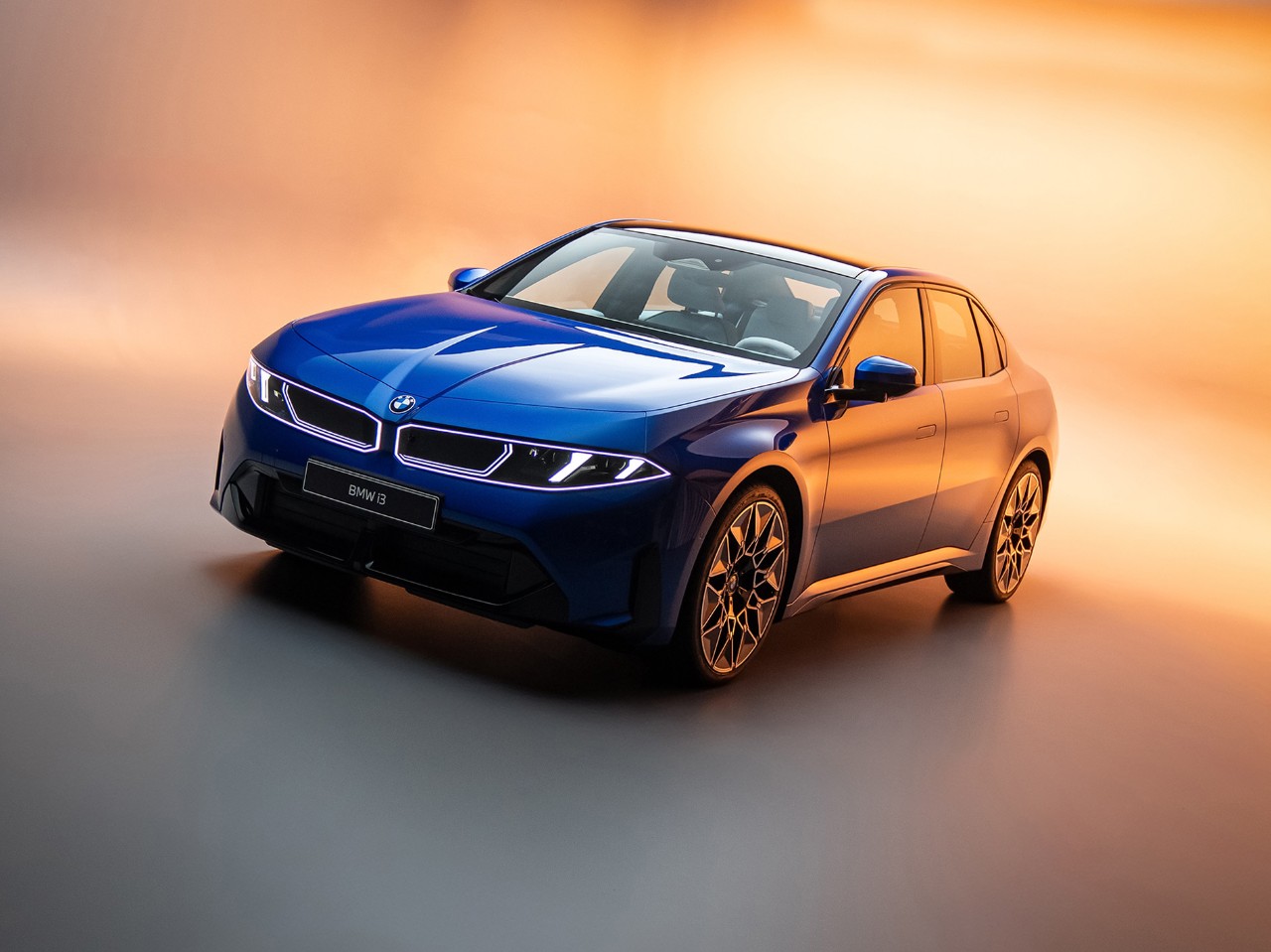 De nieuwe BMW i3 in de kleur blauw