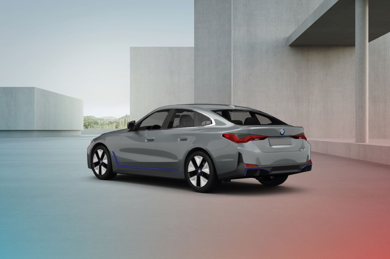 Grijze BMW i4