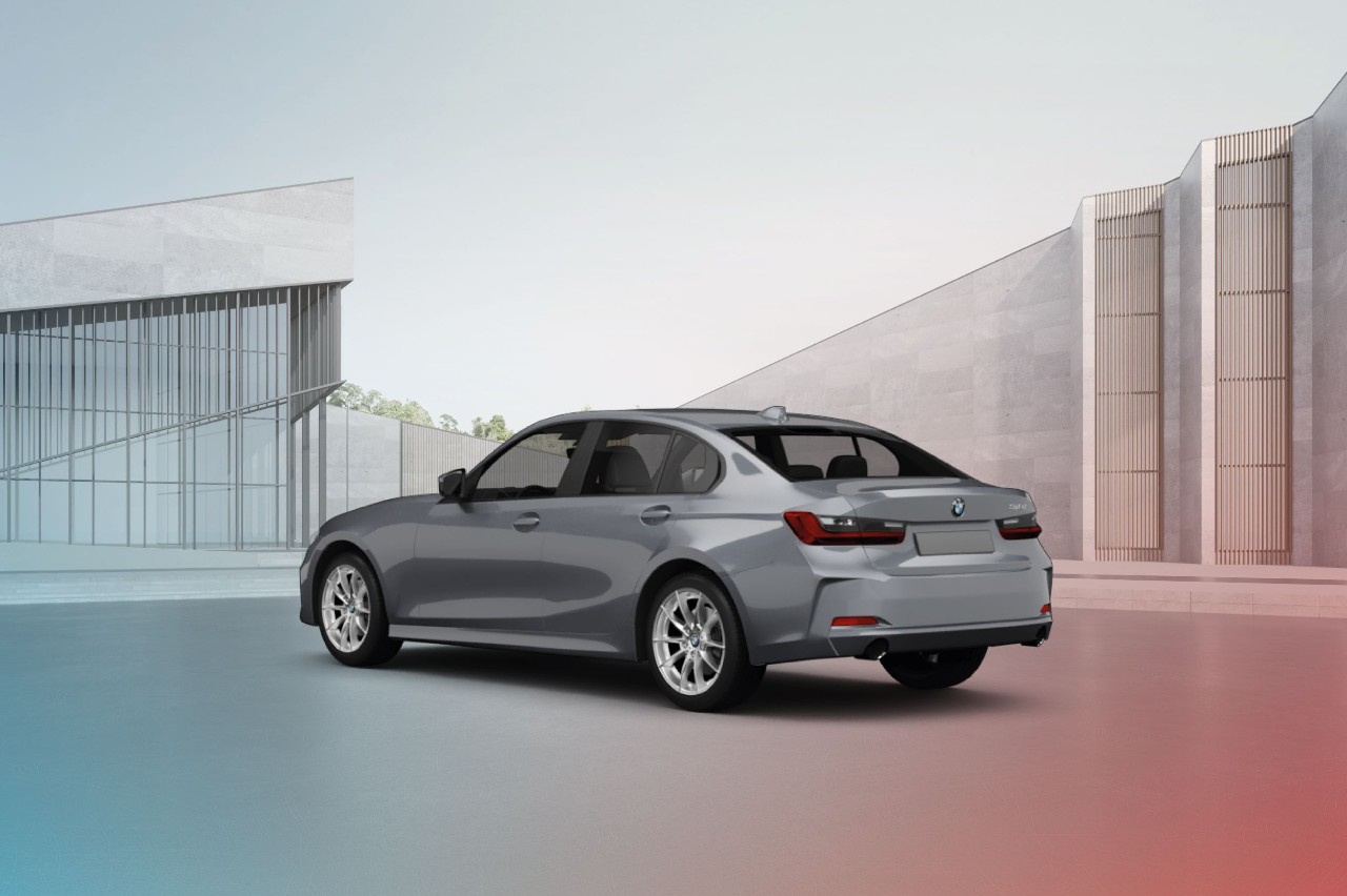Grijze BMW 3 Serie Sedan