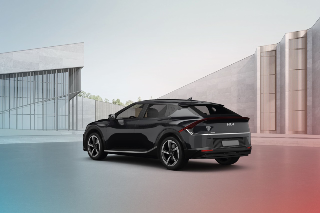 Zwarte Kia EV6