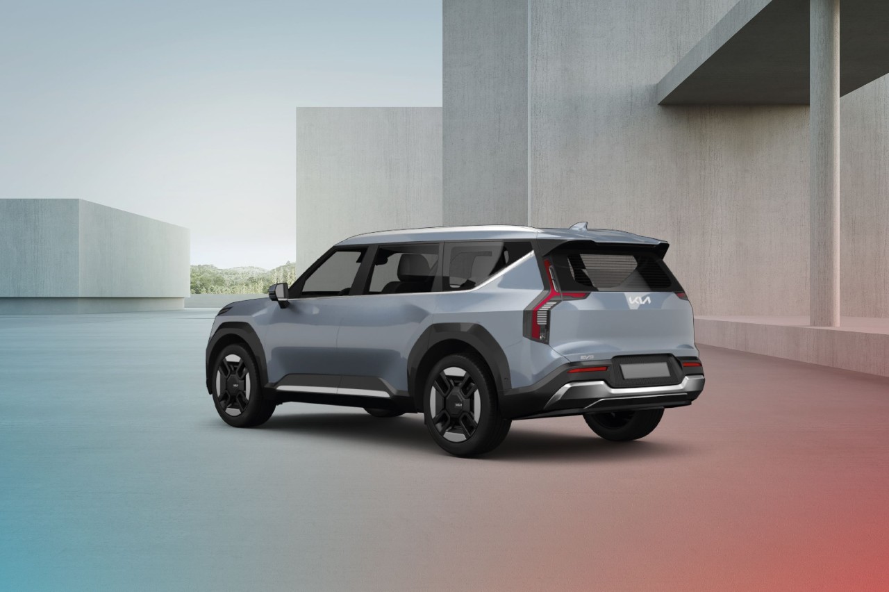 Blauwe Kia EV9