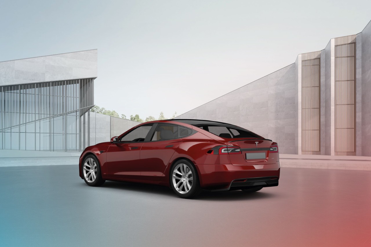 Rode Tesla Model S