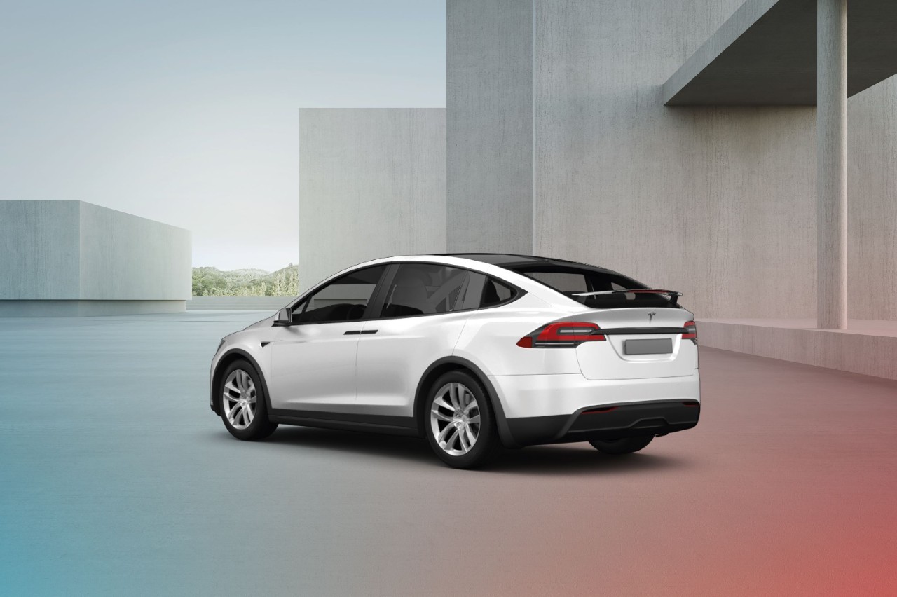 Witte Tesla Model X