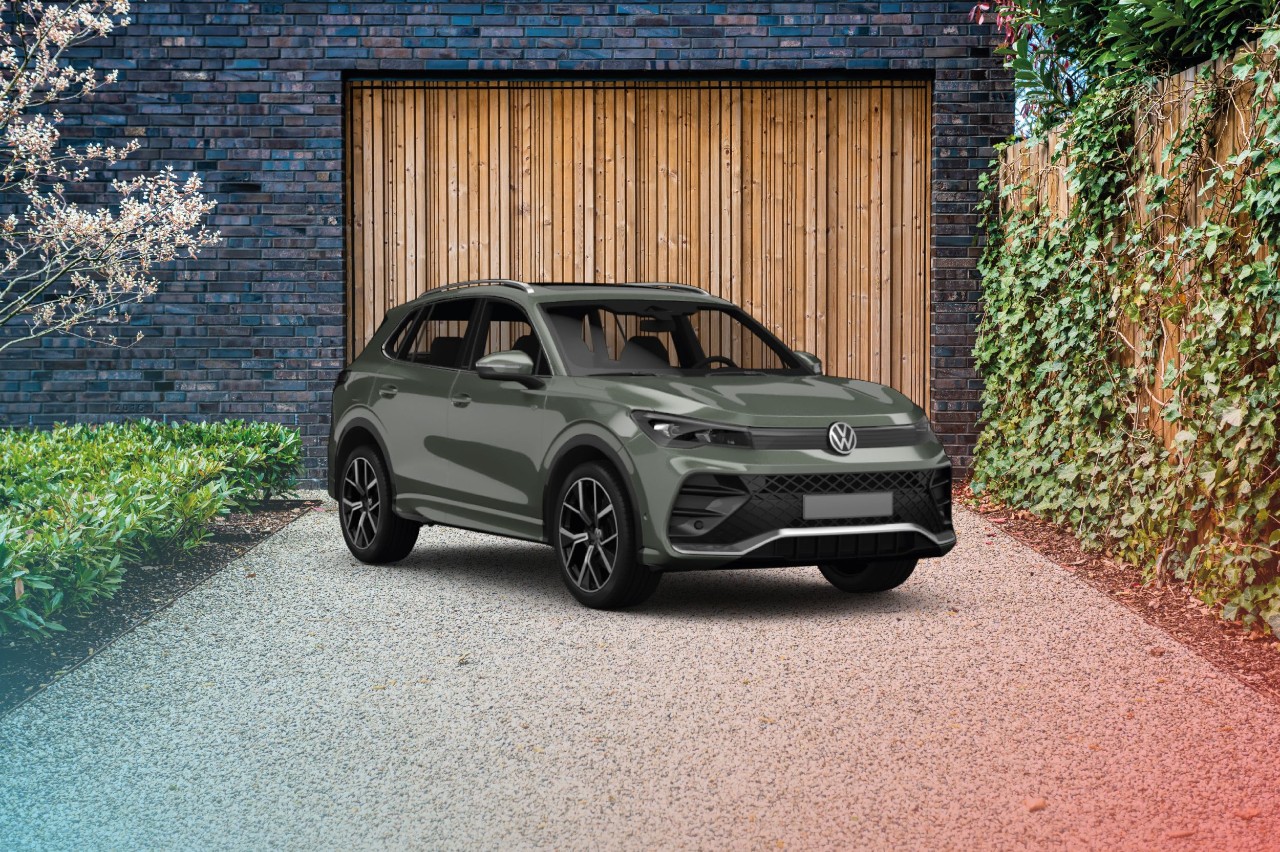 Groene Volkswagen Tiguan