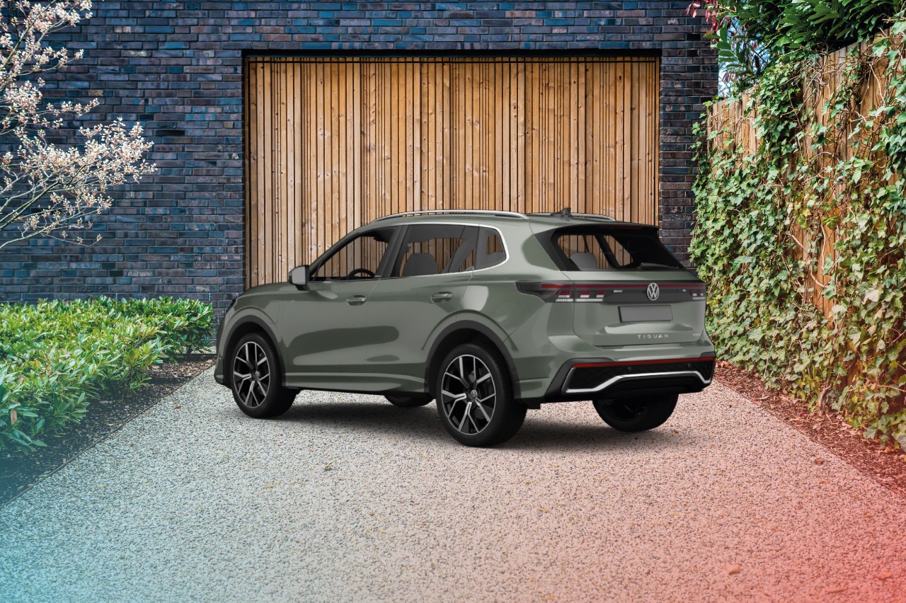 Groene Volkswagen Tiguan