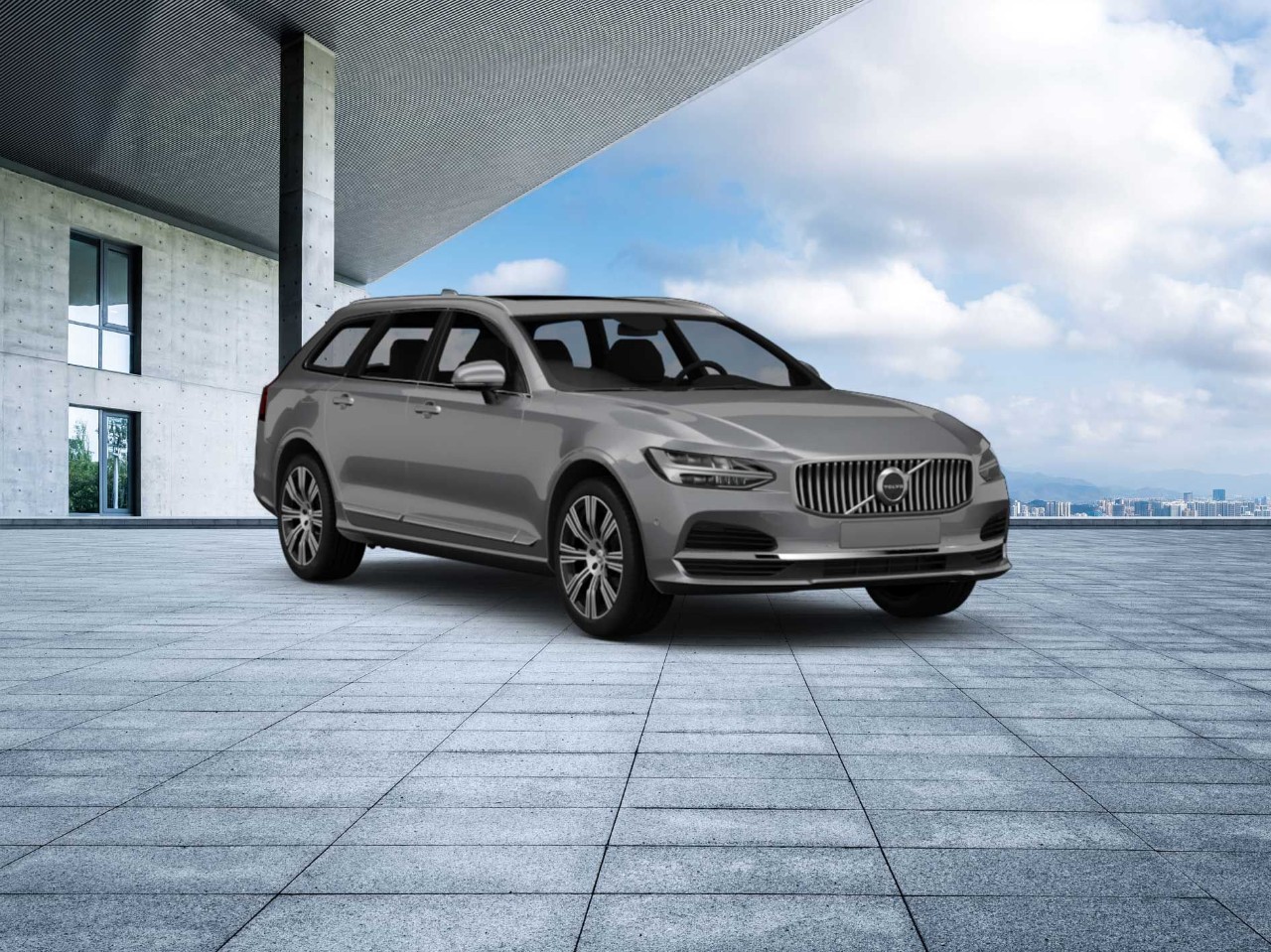 Grijze Volvo V90