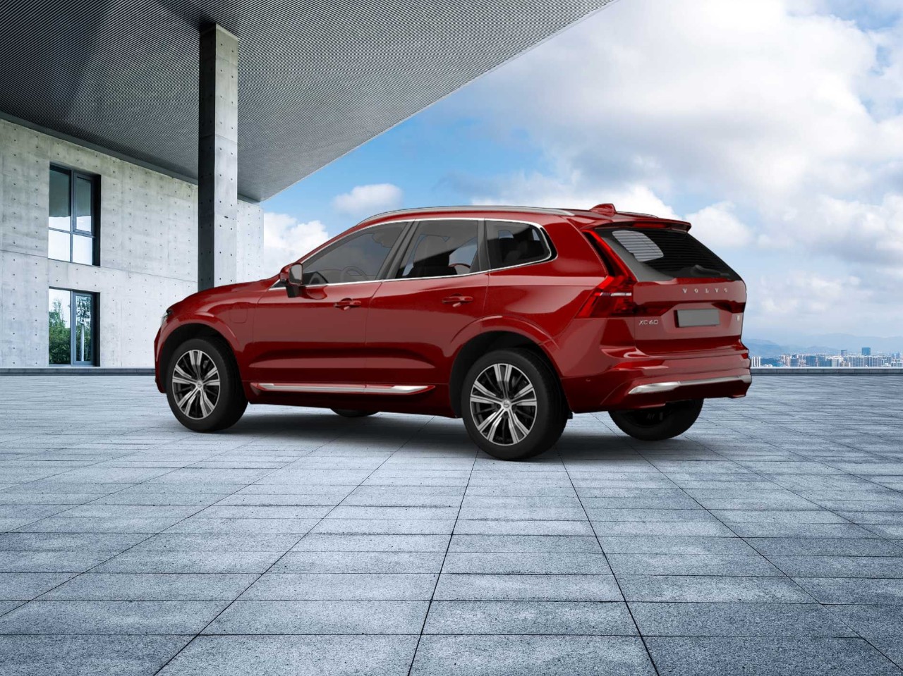 Rode Volvo XC60