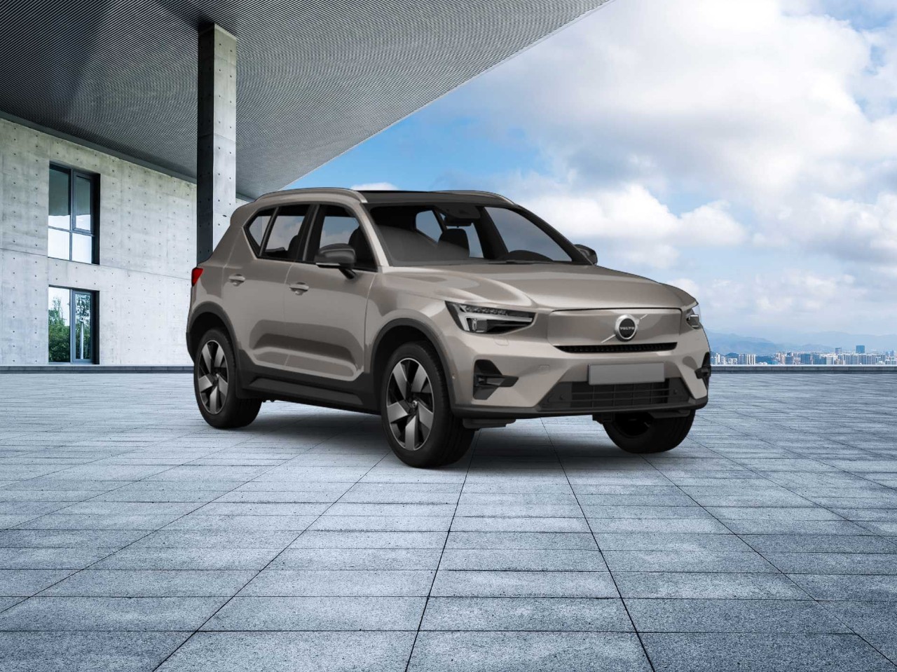 Champagne gekleurde Volvo XC40